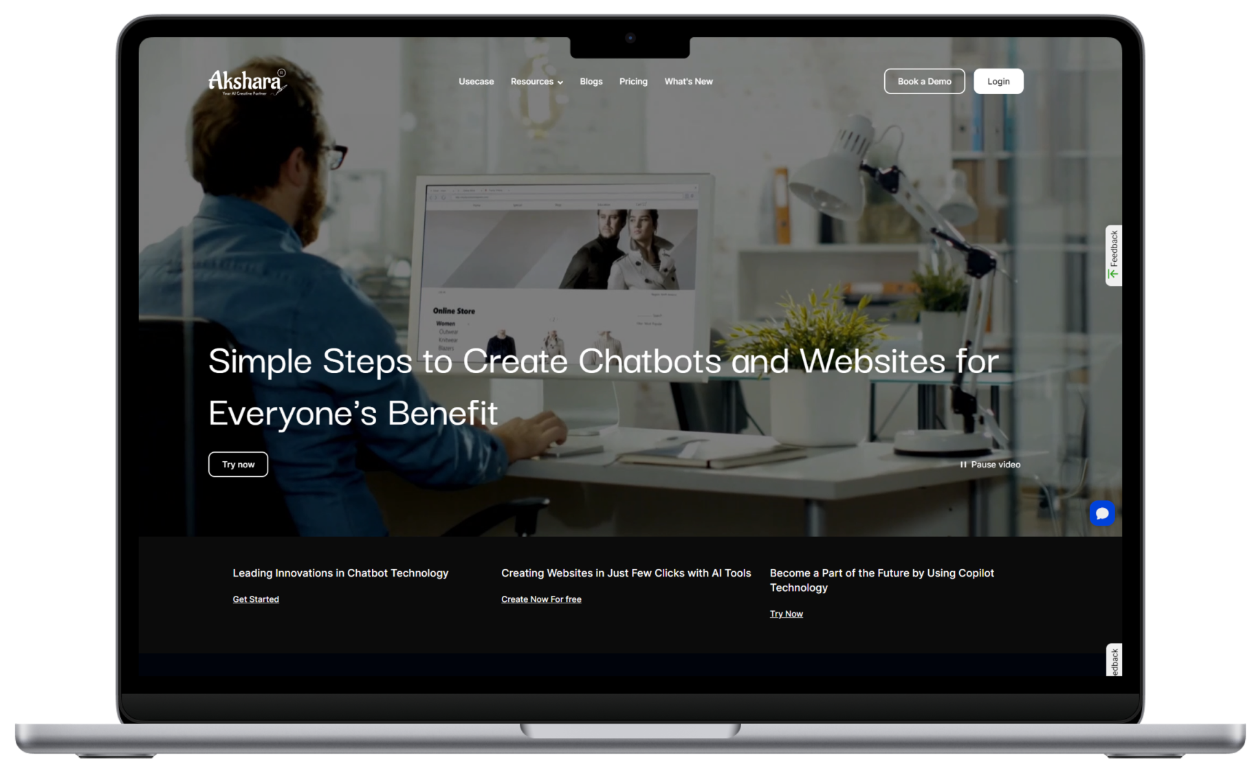 Akshara Logo in mobile frame